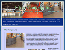 Tablet Screenshot of micorco.com